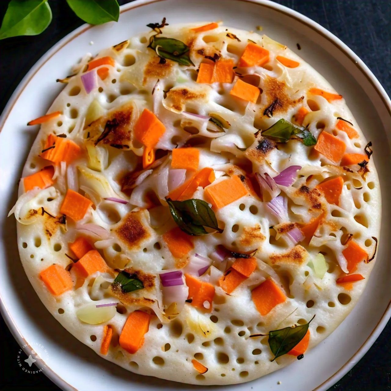 Onion Carrot Uthappam